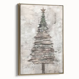 Classic Christmas Tree Art Print - Elegant Holiday Wall Decor Accent