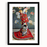 Impressionist Wall Art: Claude Monet's Camille in Japanese Costume Print