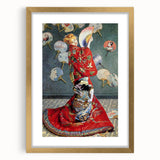 Impressionist Wall Art: Claude Monet's Camille in Japanese Costume Print