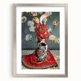 Impressionist Wall Art: Claude Monet's Camille in Japanese Costume Print