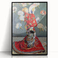 Impressionist Wall Art: Claude Monet's Camille in Japanese Costume Print