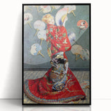 Impressionist Wall Art: Claude Monet's Camille in Japanese Costume Print