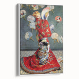 Impressionist Wall Art: Claude Monet's Camille in Japanese Costume Print