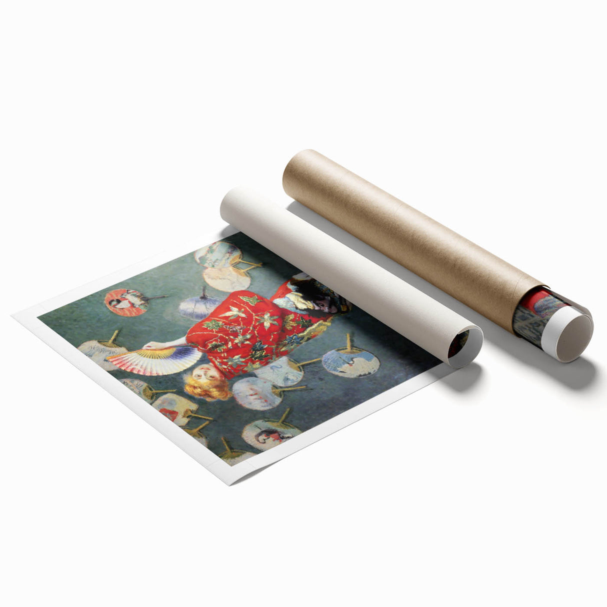Impressionist Wall Art: Claude Monet's Camille in Japanese Costume Print
