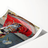 Impressionist Wall Art: Claude Monet's Camille in Japanese Costume Print