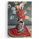 Impressionist Wall Art: Claude Monet's Camille in Japanese Costume Print