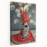 Impressionist Wall Art: Claude Monet's Camille in Japanese Costume Print
