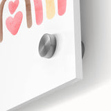 Playroom Wall Art - Heart Rainbow Kids Room Wall Decor