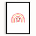 Playroom Wall Art - Heart Rainbow Kids Room Wall Decor
