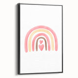 Playroom Wall Art - Heart Rainbow Kids Room Wall Decor