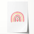 Playroom Wall Art - Heart Rainbow Kids Room Wall Decor