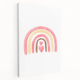 Playroom Wall Art - Heart Rainbow Kids Room Wall Decor