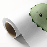 Acrylic Glass Art for Kids Rooms – Cute Watercolor Dinosaur Print