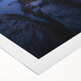 Vibrant rolled canvas showcasing a serene countryside landscape with rolling hills and a clear blue sky, elegantly packaged in a protective cardboard tube for safe delivery. Ideal for enhancing home decor with a touch of nature’s beauty.