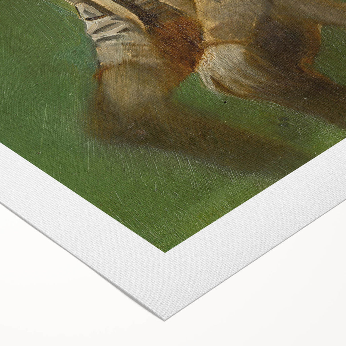Modern Wall Art: Mednyánszky’s Study of a Seated Man in Earth Tones