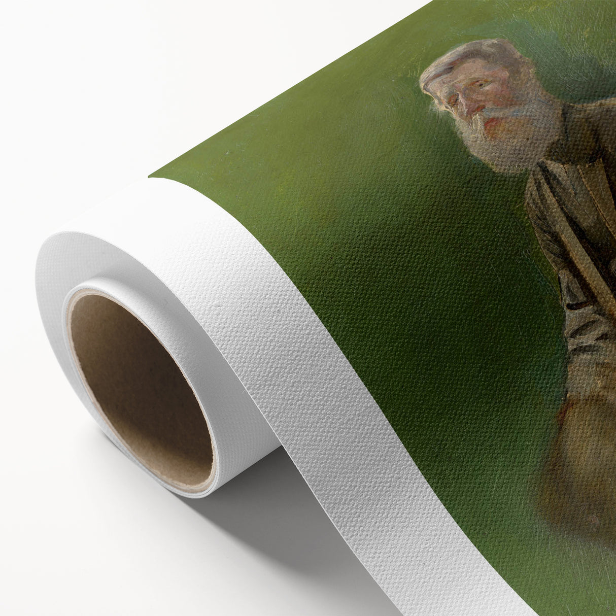 Modern Wall Art: Mednyánszky’s Study of a Seated Man in Earth Tones