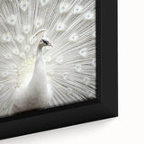 Close-up of a black framed canvas featuring a textured, colorful butterfly, ideal for extra large living room wall art.