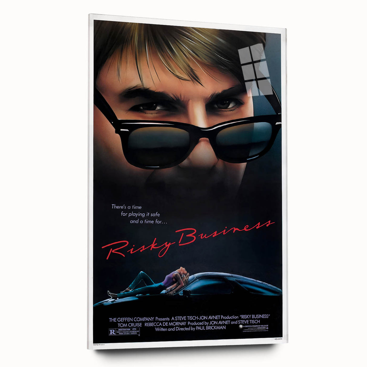 Retro Wall Art - Risky Business Movie Poster - 80s Vintage Prints