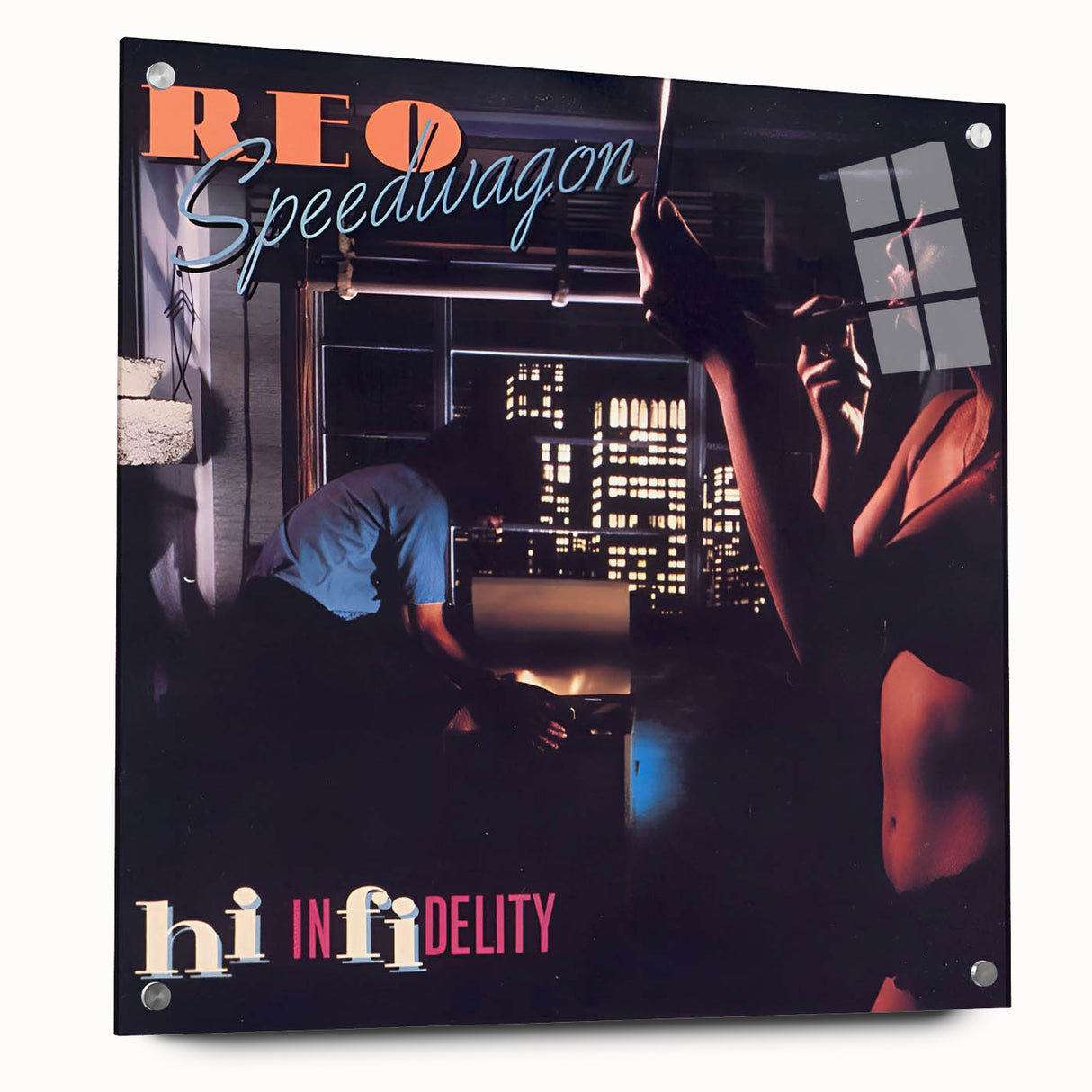 Retro REO Speedwagon Hi Infidelity Poster - Vintage Prints for Art