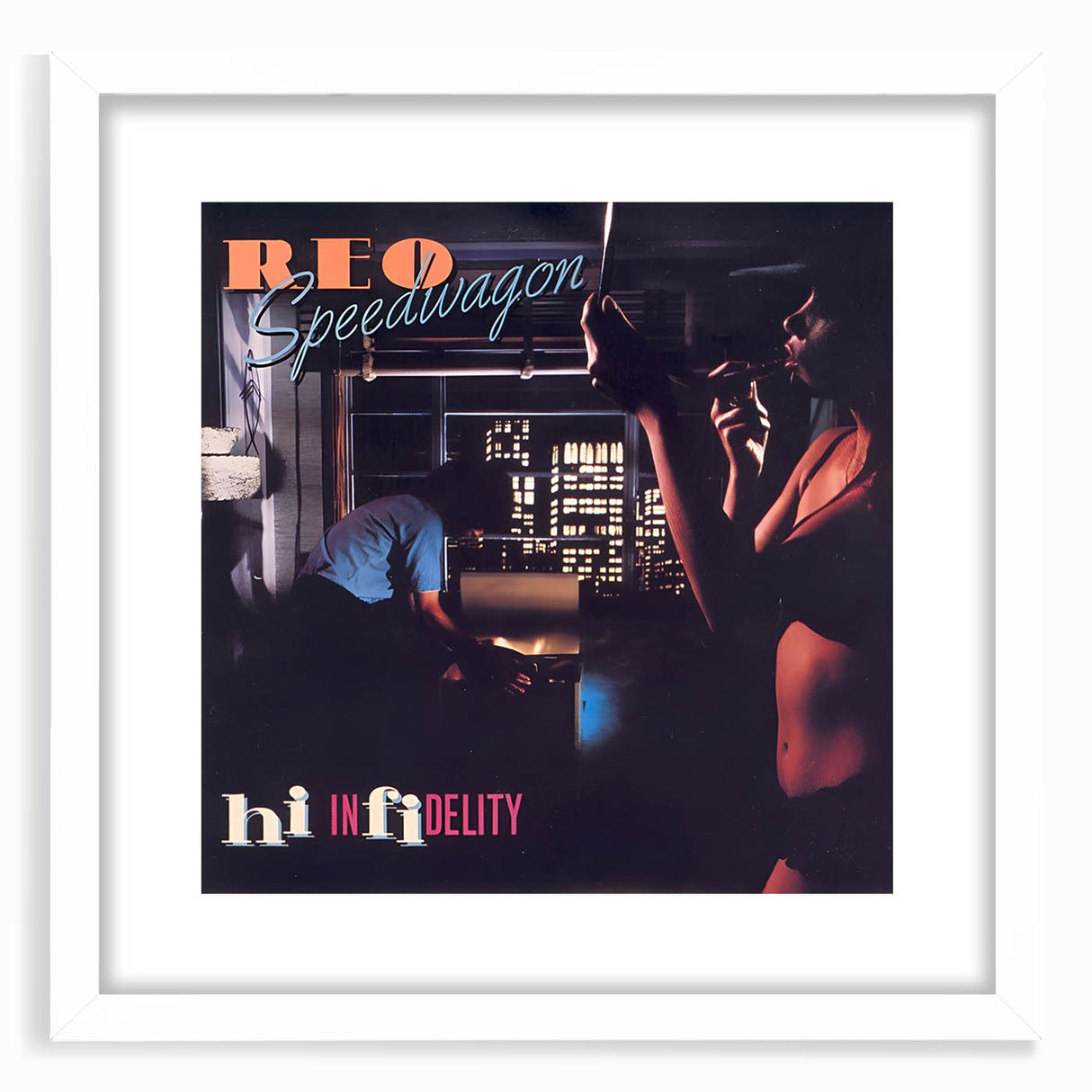 Retro REO Speedwagon Hi Infidelity Poster - Vintage Prints for Art