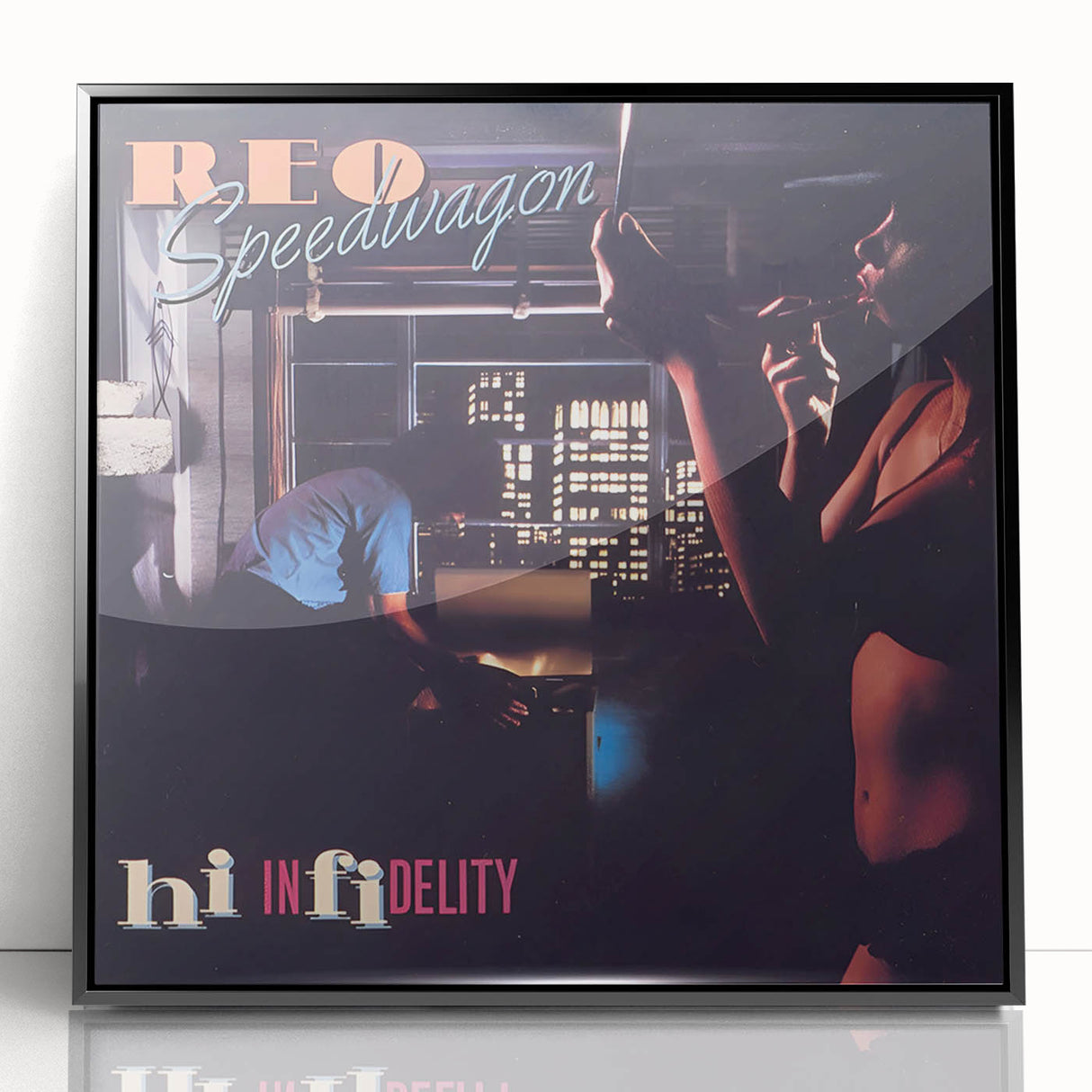 Retro REO Speedwagon Hi Infidelity Poster - Vintage Prints for Art