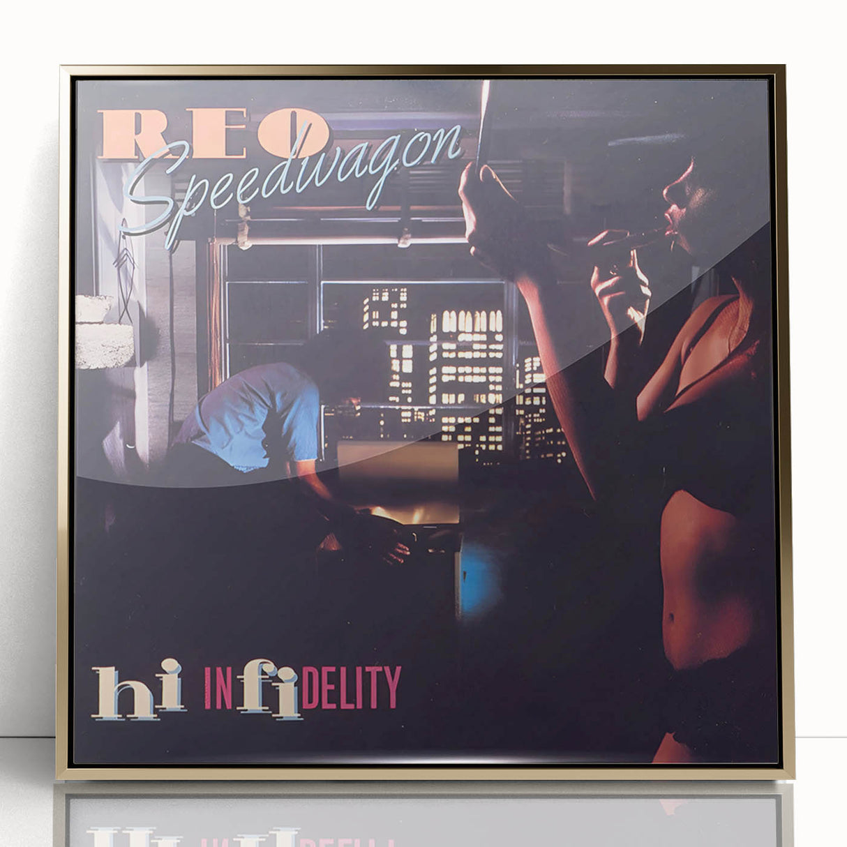 Retro REO Speedwagon Hi Infidelity Poster - Vintage Prints for Art