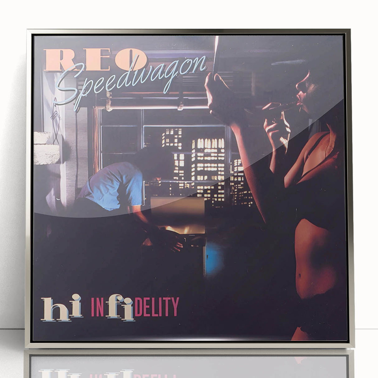Retro REO Speedwagon Hi Infidelity Poster - Vintage Prints for Art