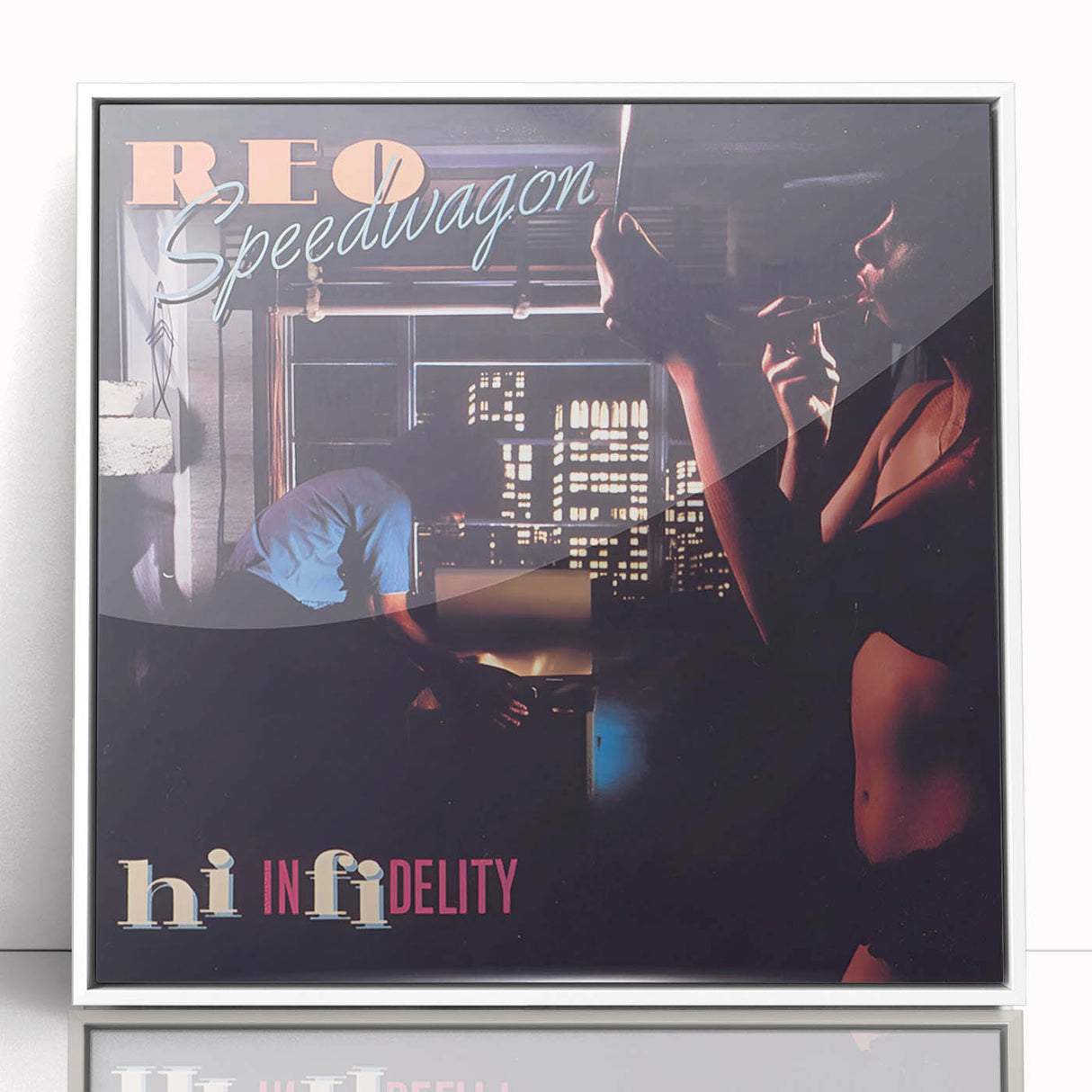 Retro REO Speedwagon Hi Infidelity Poster - Vintage Prints for Art