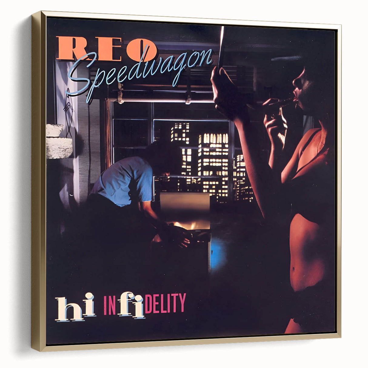 Retro REO Speedwagon Hi Infidelity Poster - Vintage Prints for Art