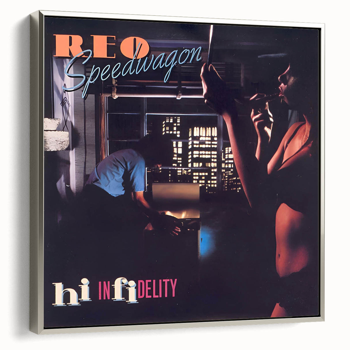 Retro REO Speedwagon Hi Infidelity Poster - Vintage Prints for Art