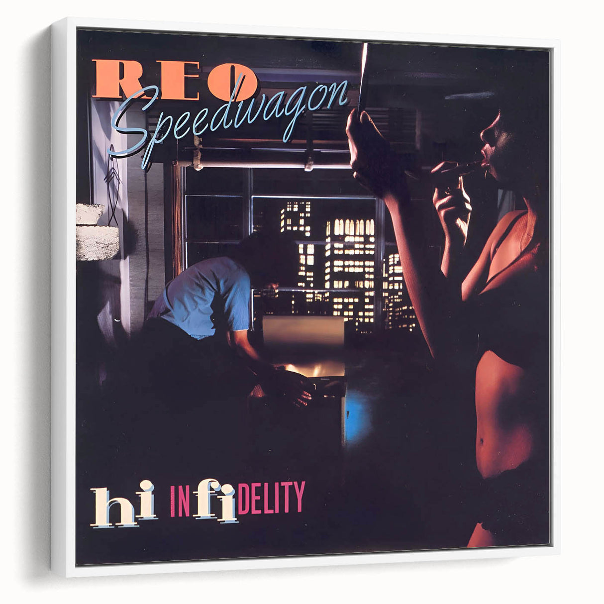 Retro REO Speedwagon Hi Infidelity Poster - Vintage Prints for Art