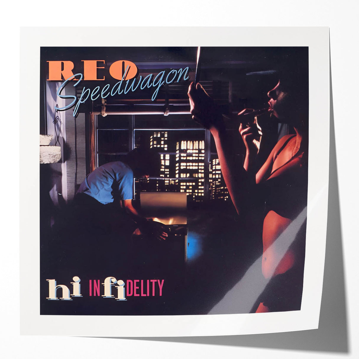 Retro REO Speedwagon Hi Infidelity Poster - Vintage Prints for Art
