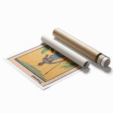 Vintage Kenya Travel Poster | African Culture and Landscape Art Print