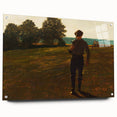 Realism Art Prints - Man with a Scythe by Winslow Homer