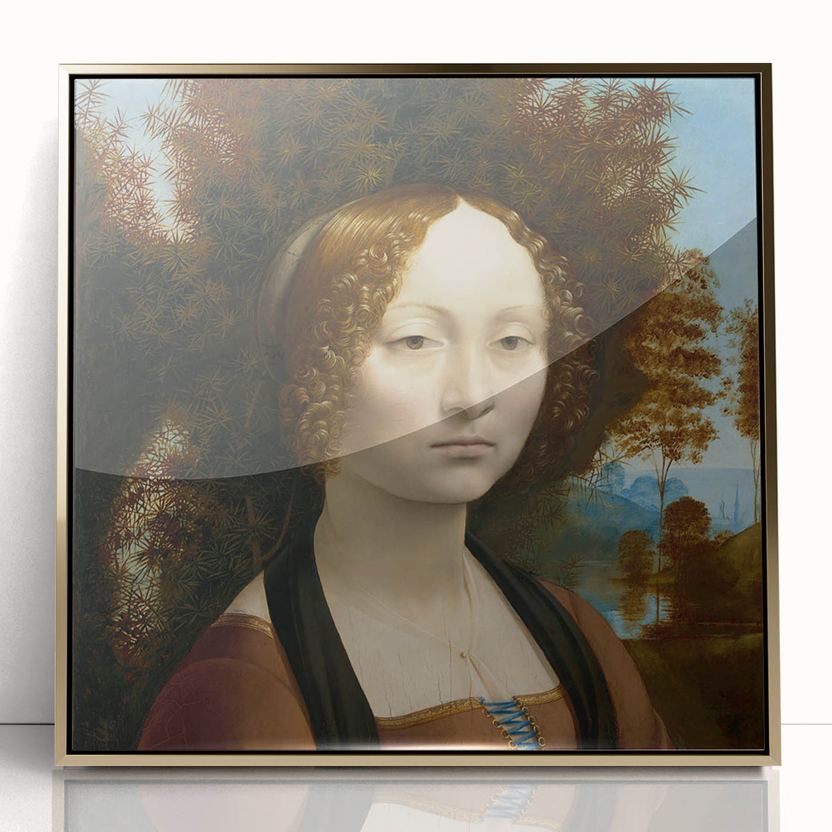 Ginevra de’ Benci by Leonardo da Vinci - Renaissance Art Print