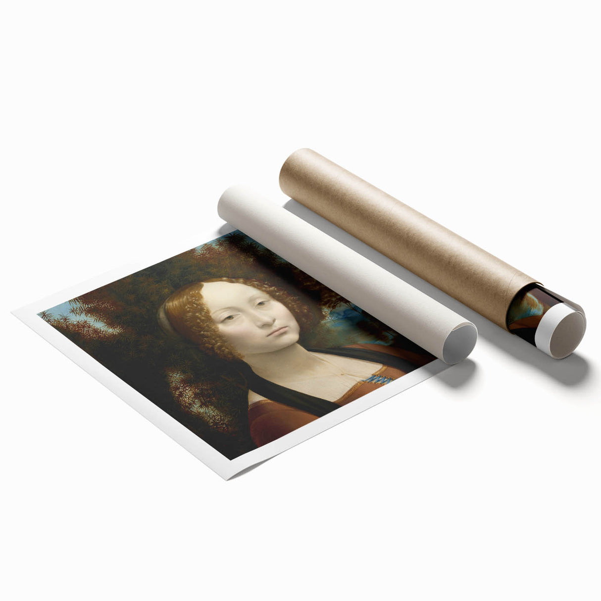 Ginevra de’ Benci by Leonardo da Vinci - Renaissance Art Print