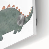 Dinosaur Nursery Wall Art - Stretched Canvas Baby Room Decor