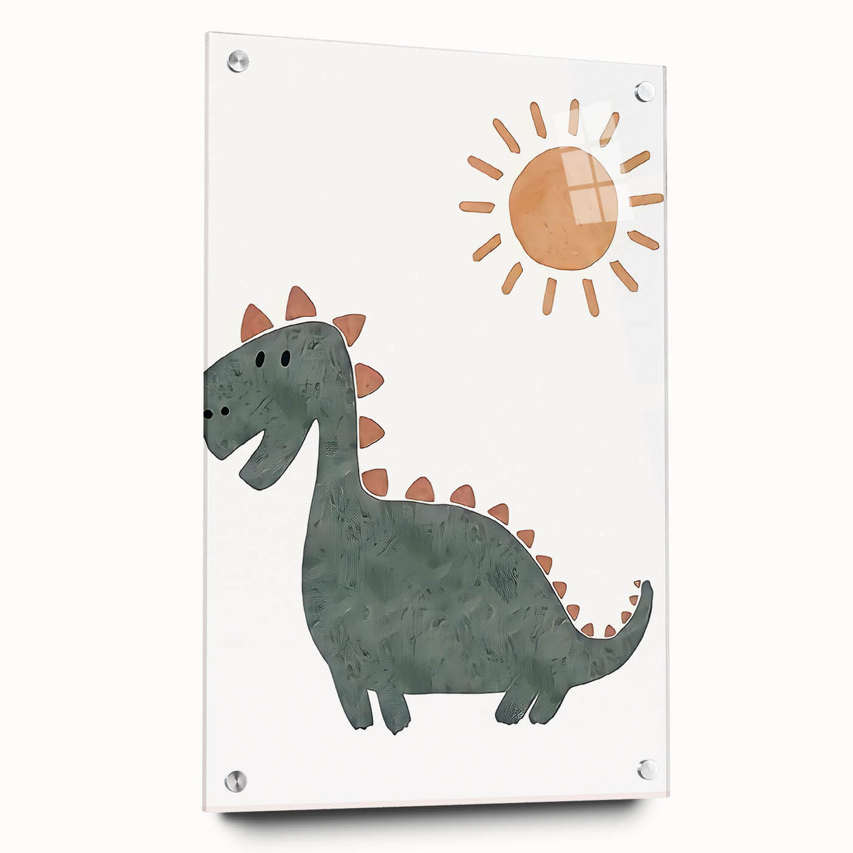 Dinosaur Nursery Wall Art - Stretched Canvas Baby Room Decor