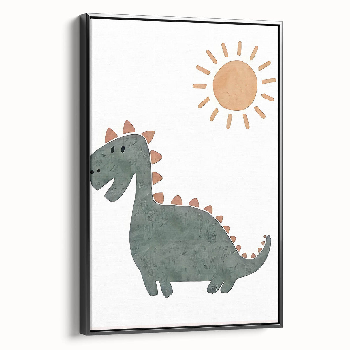 Dinosaur Nursery Wall Art - Stretched Canvas Baby Room Decor
