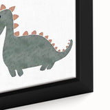 Dinosaur Nursery Wall Art - Stretched Canvas Baby Room Decor