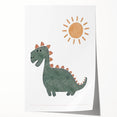 Dinosaur Nursery Wall Art - Stretched Canvas Baby Room Decor