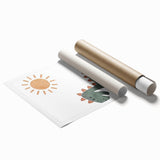 Dinosaur Nursery Wall Art - Stretched Canvas Baby Room Decor