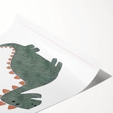 Dinosaur Nursery Wall Art - Stretched Canvas Baby Room Decor