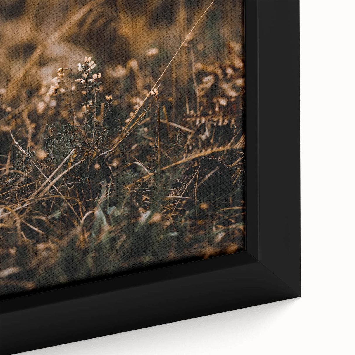 Extra large framed canvas featuring a textured, colorful abstract design with black accents, ideal for living room decor.