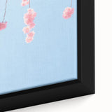 Extra large framed canvas featuring a textured, colorful abstract design with black accents, ideal for living room decor.