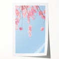 Rolled canvas print featuring a vibrant floral design in spring hues, ideal for art wall dining room.