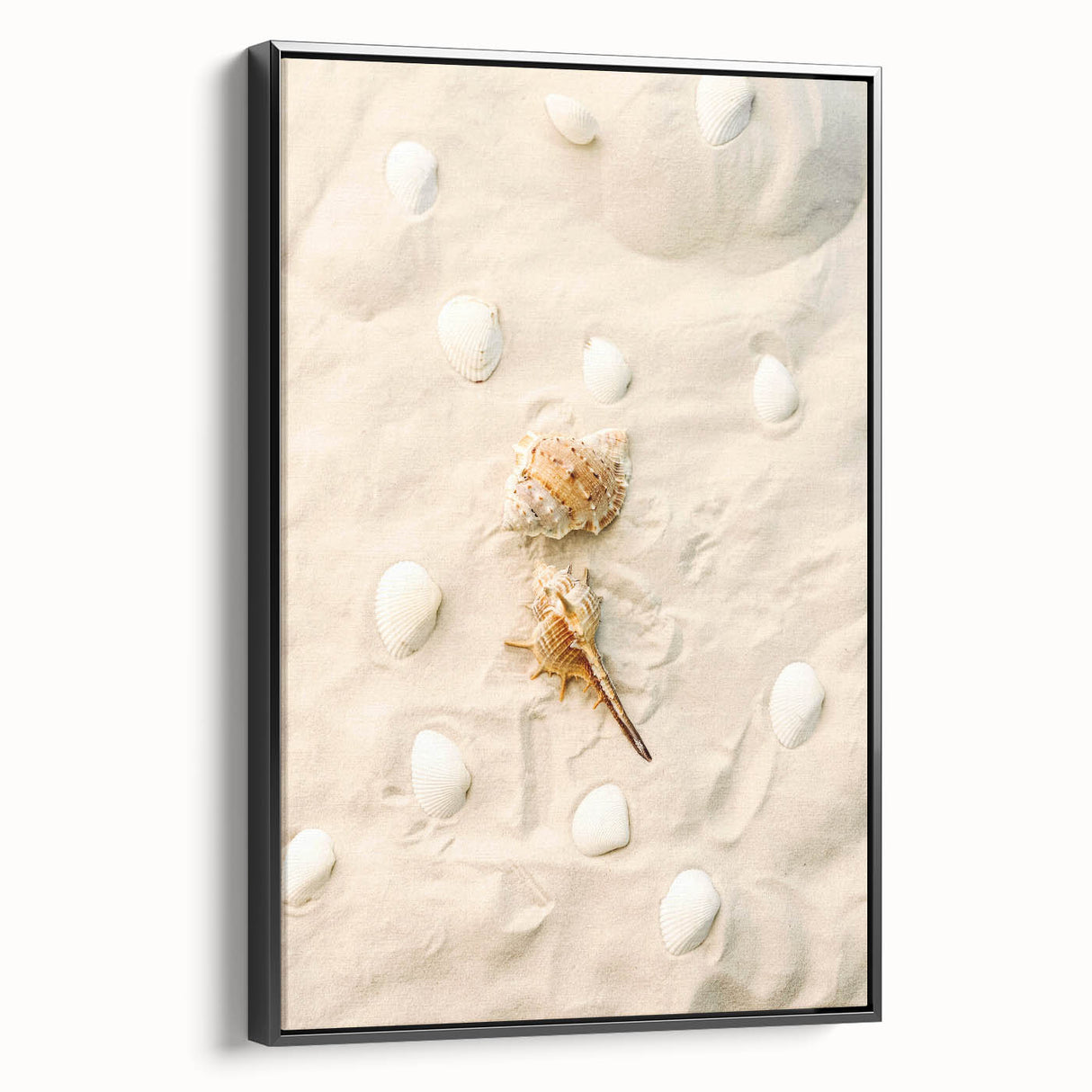 Black and white landscape art painting on framed canvas, featuring a vintage poster style, ideal for bedroom decor.