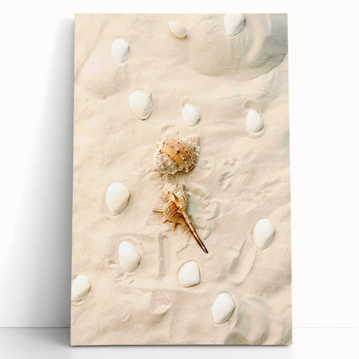 Large black and white stretched canvas depicting a summer theme, ideal for kitchen wall art or bedroom ambiance.