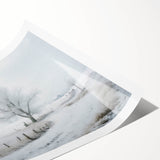 Extra large wall art featuring line art flowers in black on a white background, ideal for large living room wall decor.