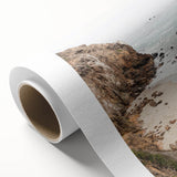 Art deco poster featuring a geometric pattern in pastel shades on rolled canvas, ideal for nursery wall art.